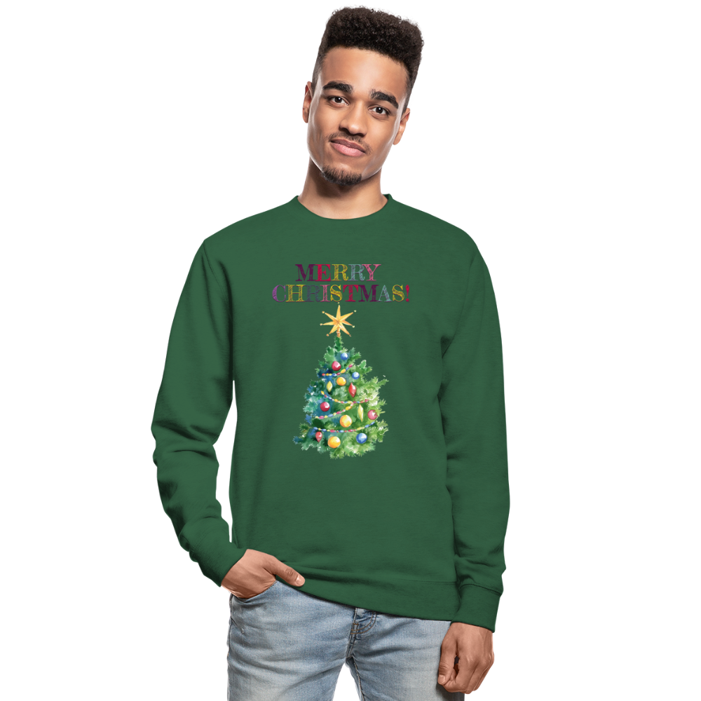 Unisex Pullover MerryChristmas - Grün