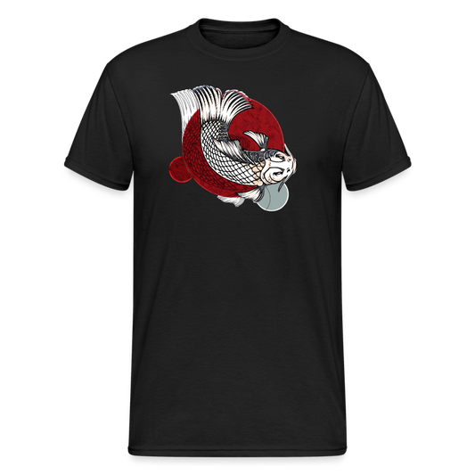 SSW1474 Tshirt Japanese_fish - Schwarz