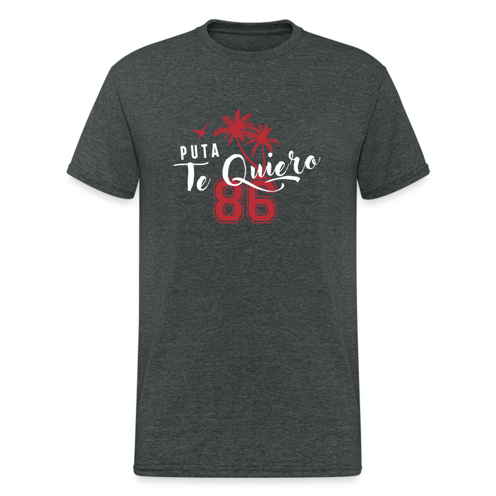 SSW1476 Tshirt PUTA_TE_QUIERO - Dunkelgrau meliert