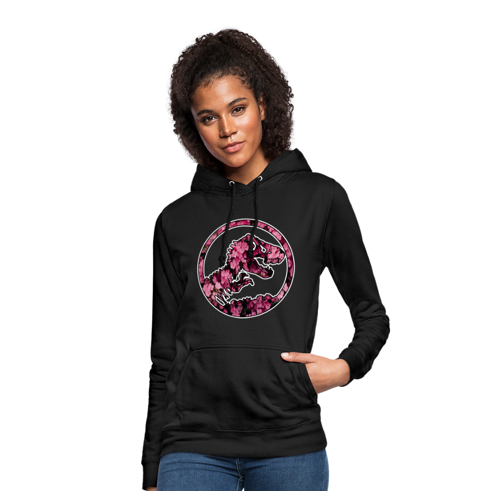 SSW1480 Hoodie jurassic_flowers_v2 - Schwarz