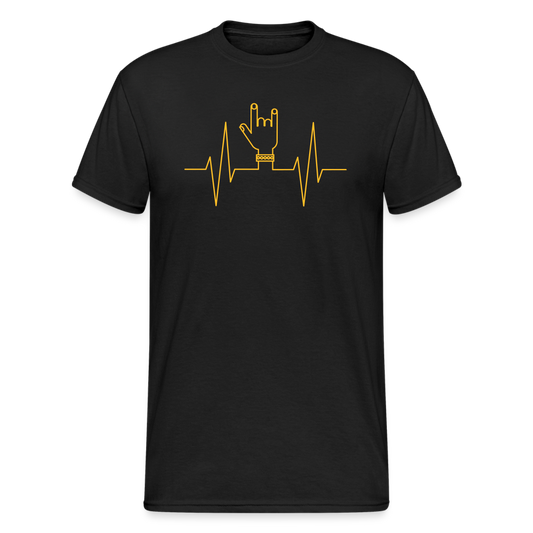 SSW1491 Tshirt EKG-Felsen-Teufel - Schwarz