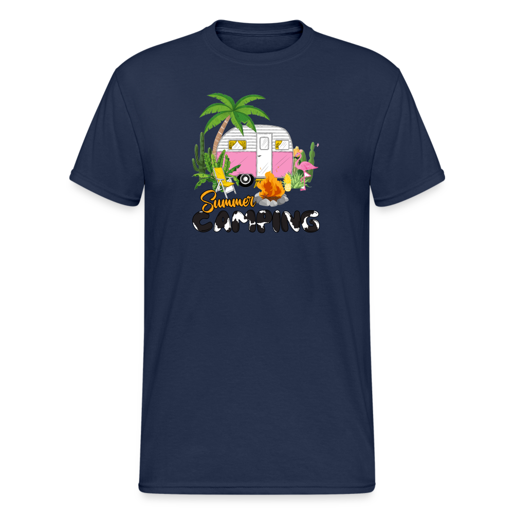 SSW1495 Tshirt Summer_camping - Navy
