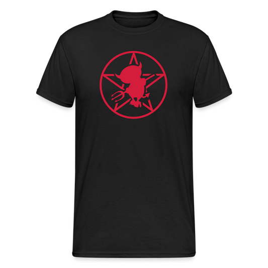 SSW1496 Tshirt Devil Star - Schwarz