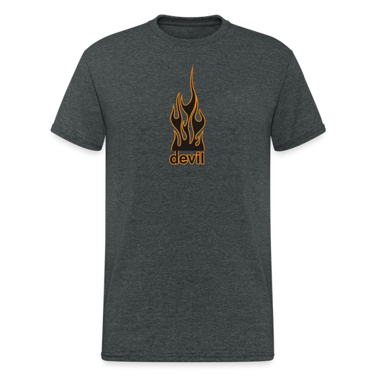 SSW1498 Tshirt Devil - Dunkelgrau meliert