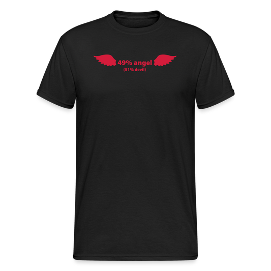SSW1499 Tshirt 49% Angel. 51% Devil. - Schwarz