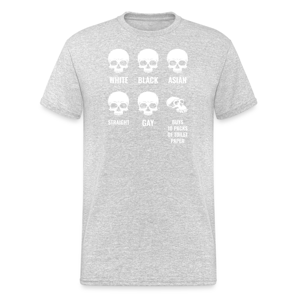 SSW1501 Tshirt Anti-Rassismus Statement - Grau meliert