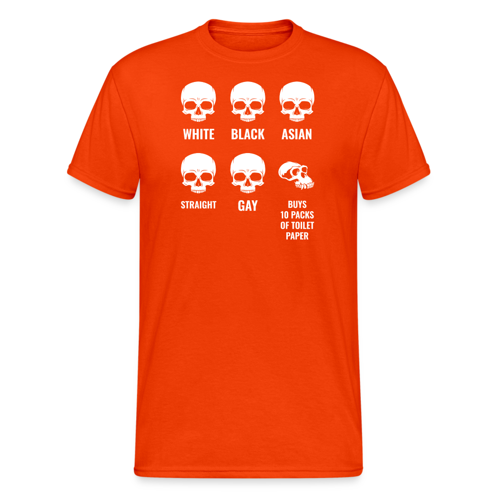 SSW1501 Tshirt Anti-Rassismus Statement - kräftig Orange