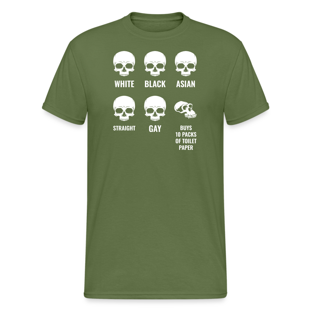 SSW1501 Tshirt Anti-Rassismus Statement - Militärgrün