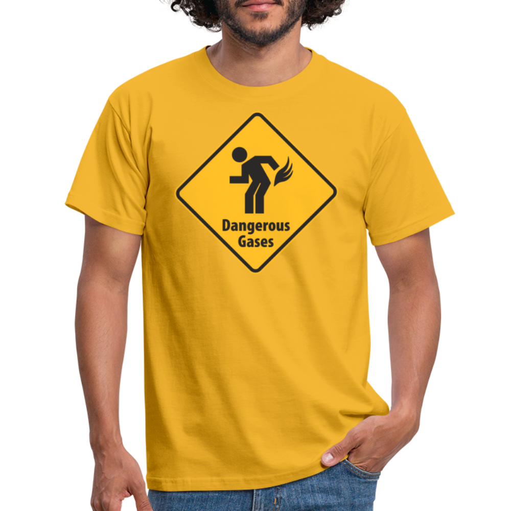 SSW1512 Tshirt dangerous Gases - Gelb