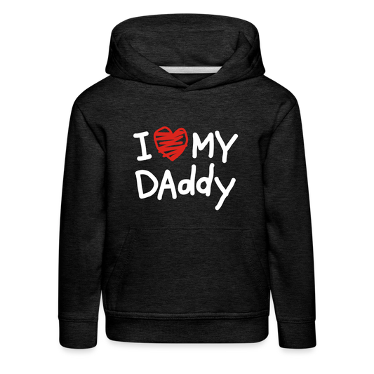 SSW1522 Kinder Hoodie I Love My Dadday - Anthrazit