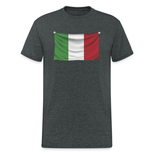 SSW1543 Tshirt Flagge Italien - Dunkelgrau meliert