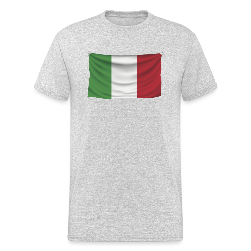 SSW1543 Tshirt Flagge Italien - Grau meliert