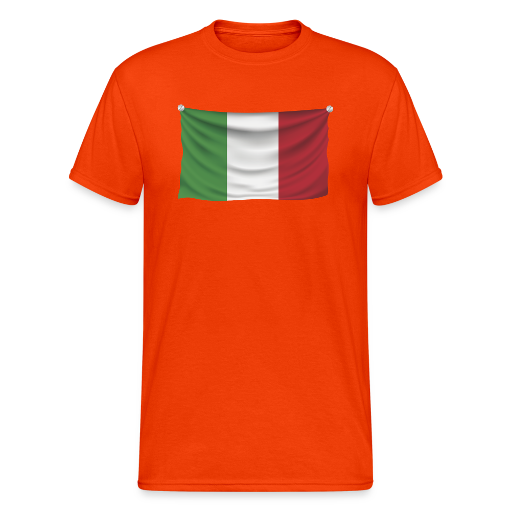 SSW1543 Tshirt Flagge Italien - kräftig Orange