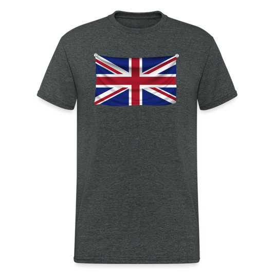 SSW1544 Tshirt Britische Flagge - Dunkelgrau meliert