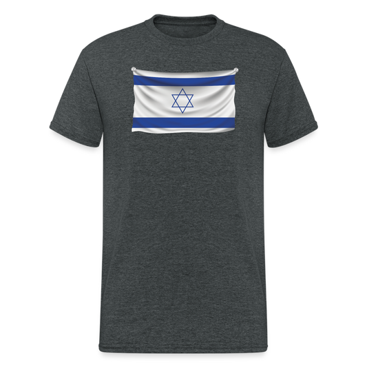 SSW1545 Tshirt Flag Israel - Dunkelgrau meliert