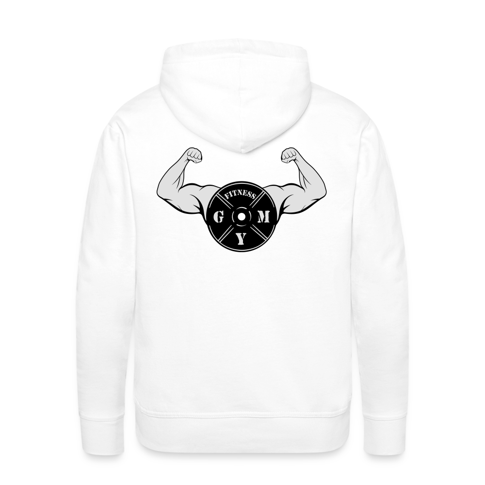 SSW1547 Hoodie gym logo - weiß
