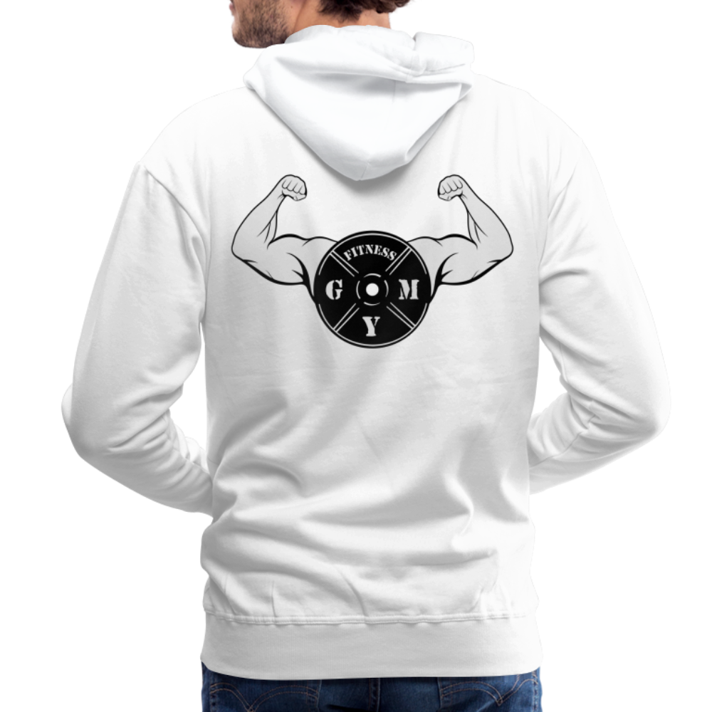 SSW1547 Hoodie gym logo - weiß