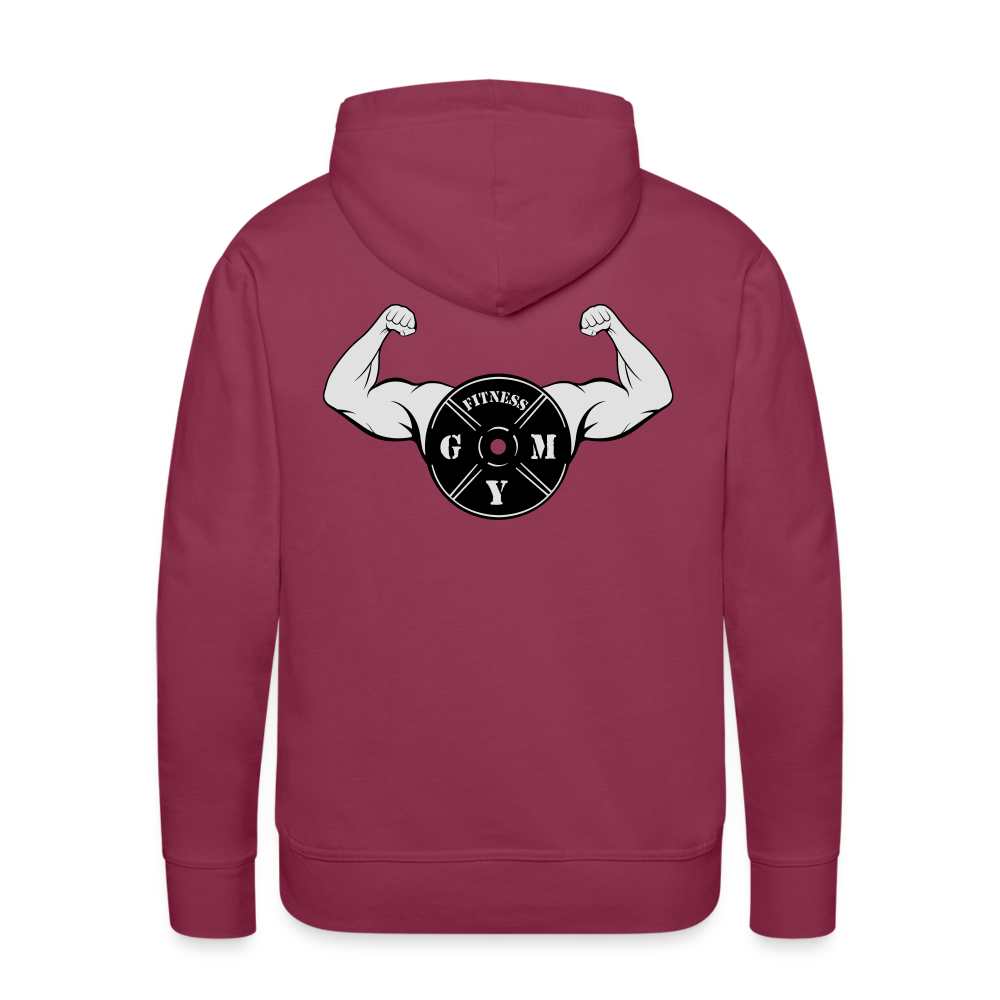 SSW1547 Hoodie gym logo - Bordeaux