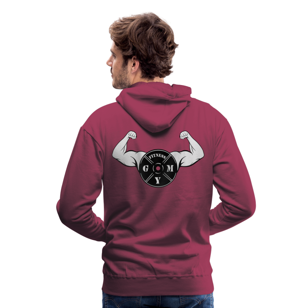 SSW1547 Hoodie gym logo - Bordeaux