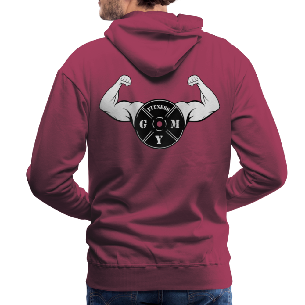 SSW1547 Hoodie gym logo - Bordeaux