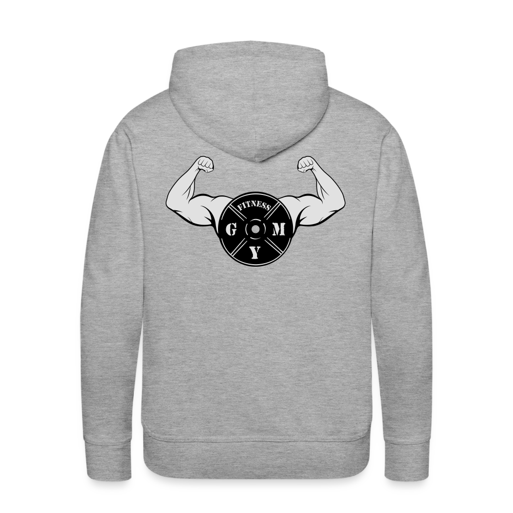 SSW1547 Hoodie gym logo - Grau meliert
