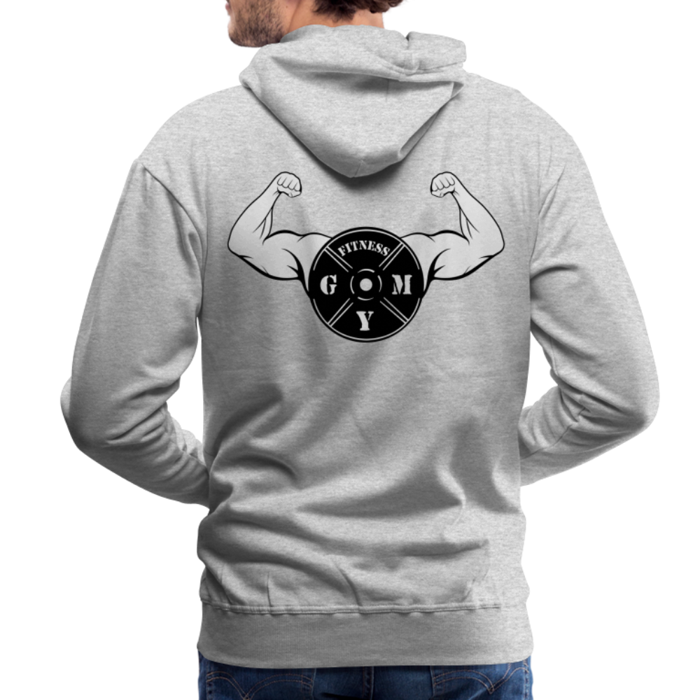 SSW1547 Hoodie gym logo - Grau meliert