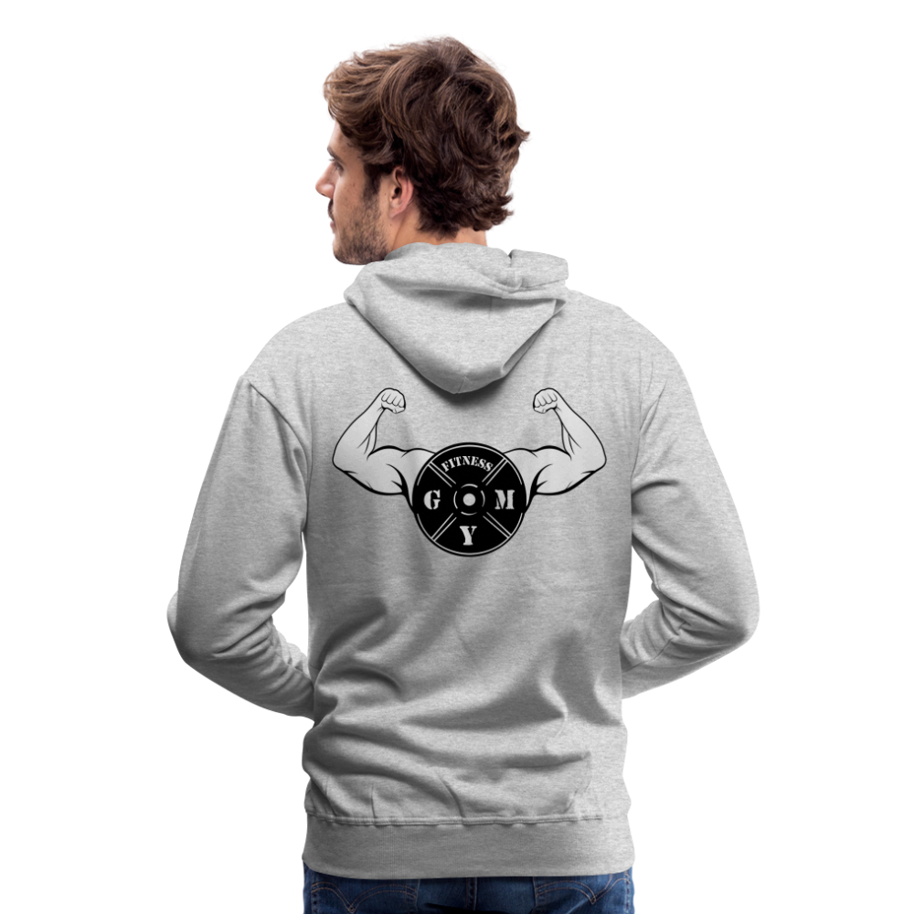 SSW1547 Hoodie gym logo - Grau meliert