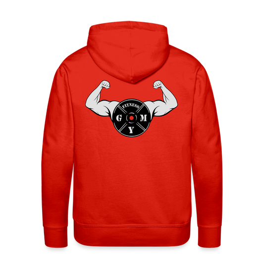 SSW1547 Hoodie gym logo - Rot