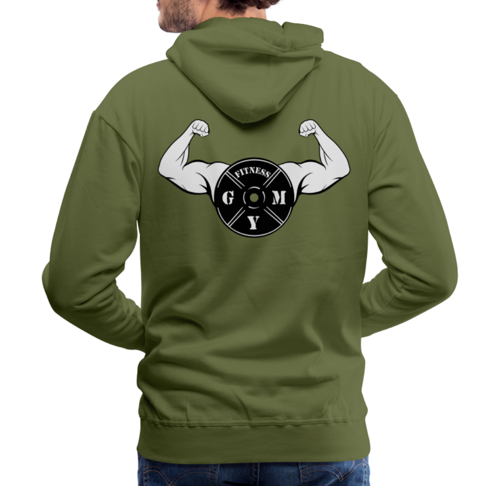 SSW1547 Hoodie gym logo - Olivgrün