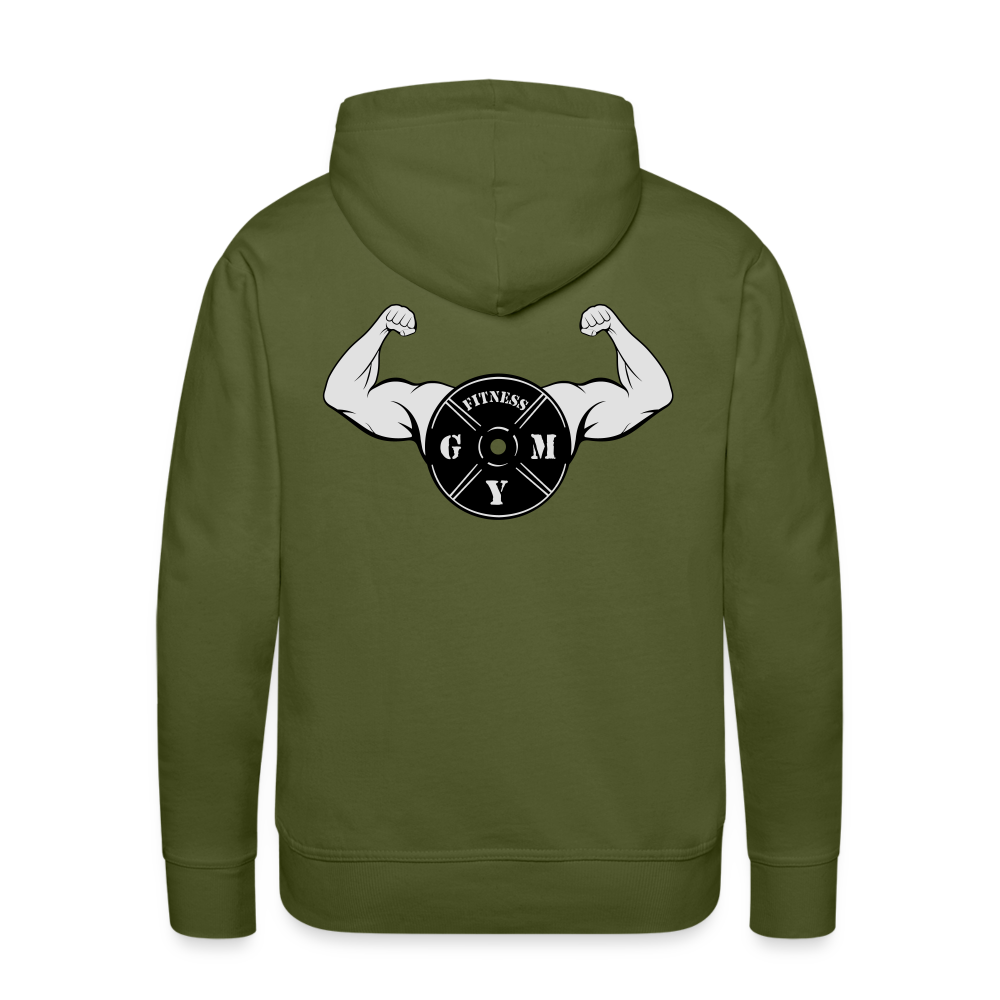 SSW1547 Hoodie gym logo - Olivgrün