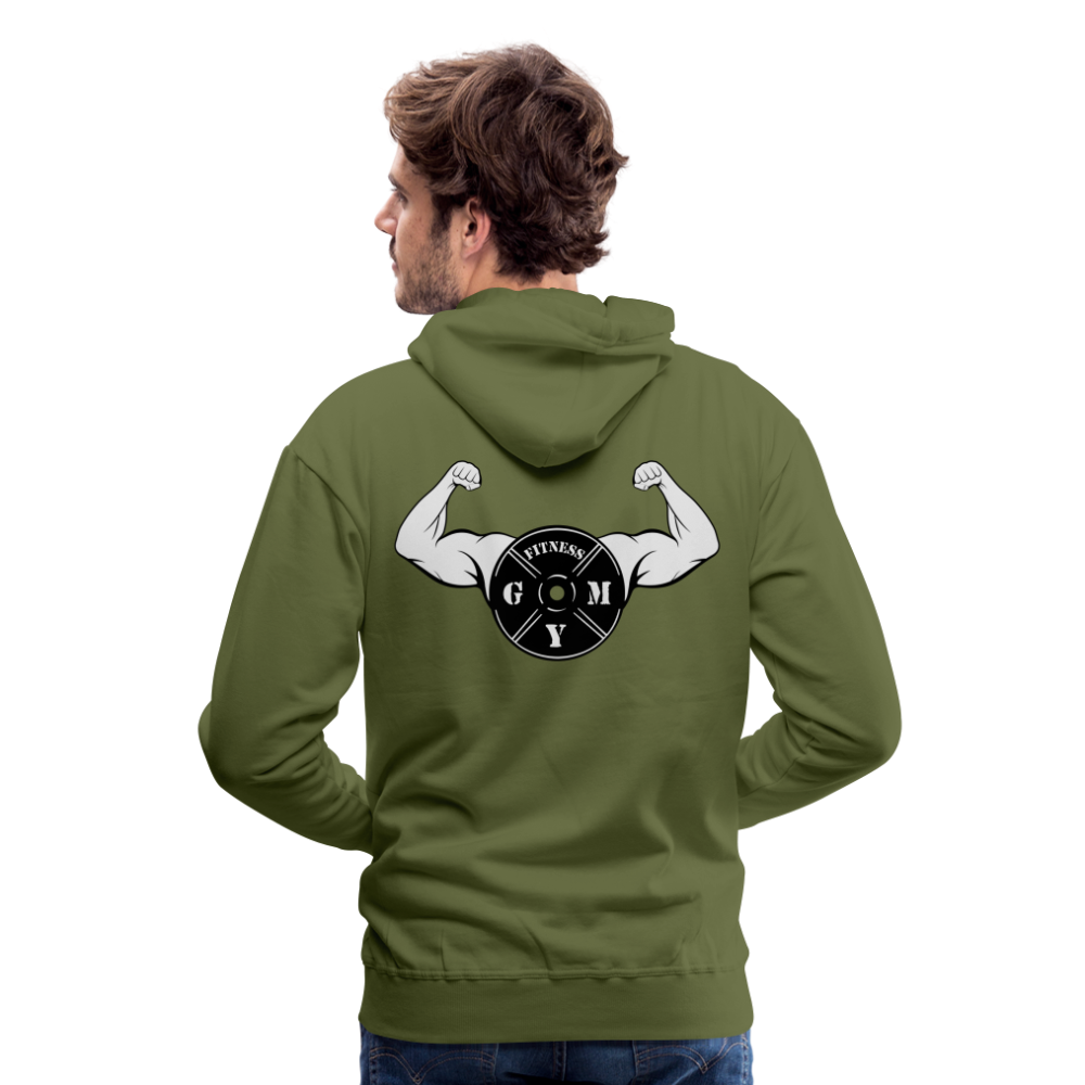 SSW1547 Hoodie gym logo - Olivgrün