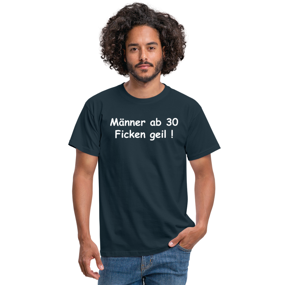 SSW109 Tshirt Männer ab 30 Ficken geil ! - Navy