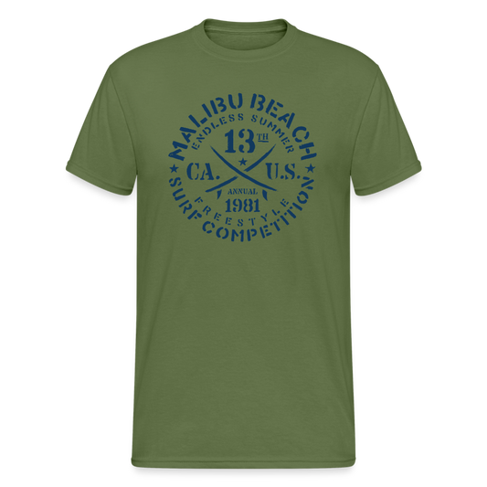 SSW1551 Tshirt Surf Label - Militärgrün