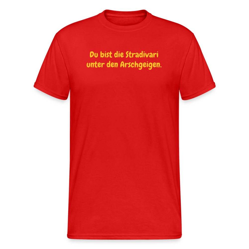 SSW1560 Tshirt Du bist die Stradivari unter den Arschgeigen. - Rot