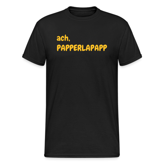 SSW1563 Tshirt ach, PAPPERLAPAPP - Schwarz
