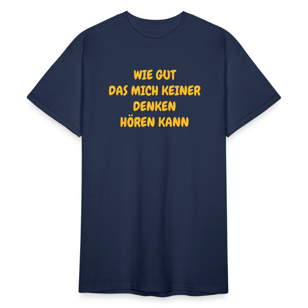 SSW1586 Tshirt GUT DAS MICH KEINER DENKEN HÖREN KANN - Navy