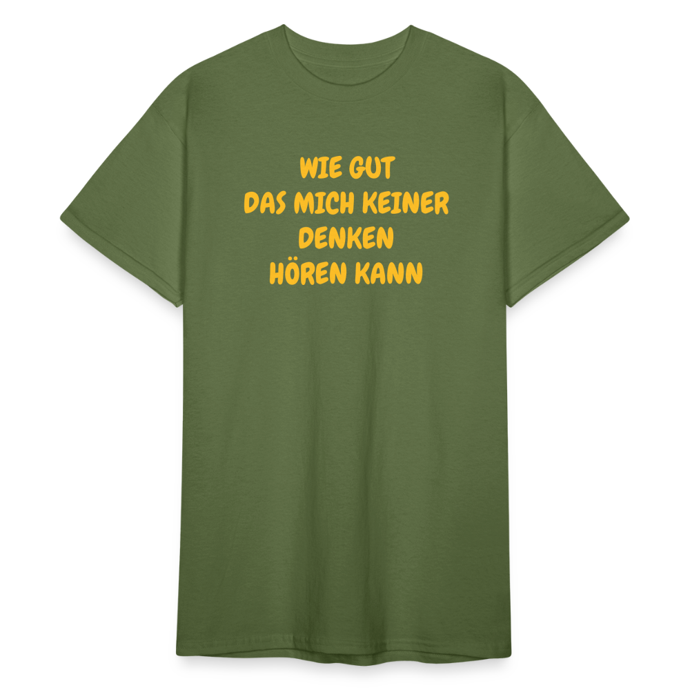 SSW1586 Tshirt GUT DAS MICH KEINER DENKEN HÖREN KANN - Militärgrün