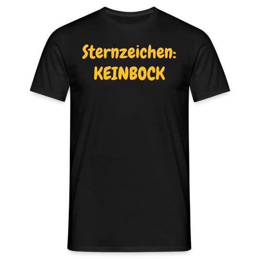 SSW1533 Tshirt Sternzeichen: KEINBOCK - Schwarz