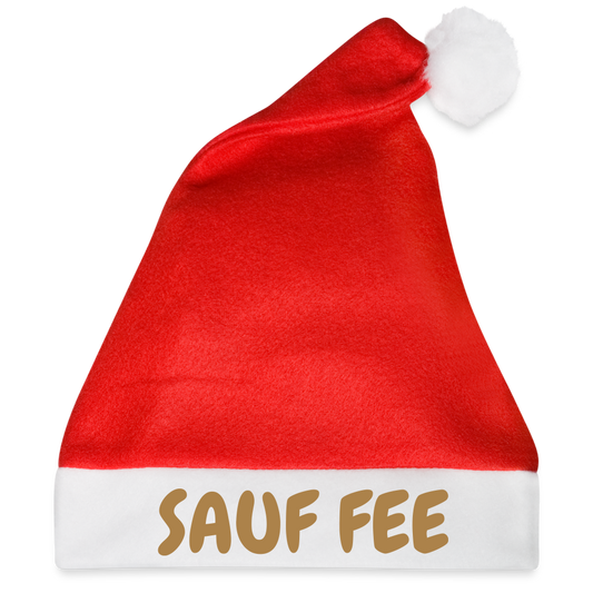 Weihnachtsmütze SAUF FEE - Rot