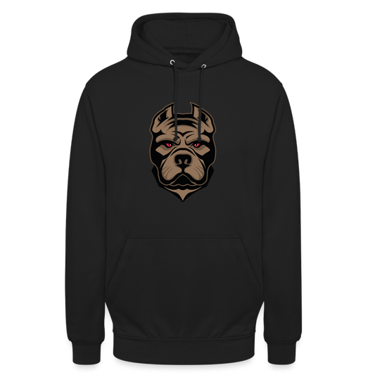 SSW1597 Unisex Hoodie Hund 1 - Schwarz