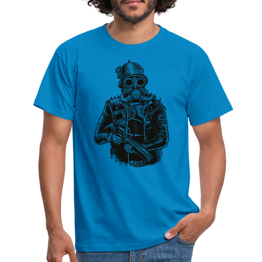 SSW1599 Tshirt Steampunk Soldier - Royalblau