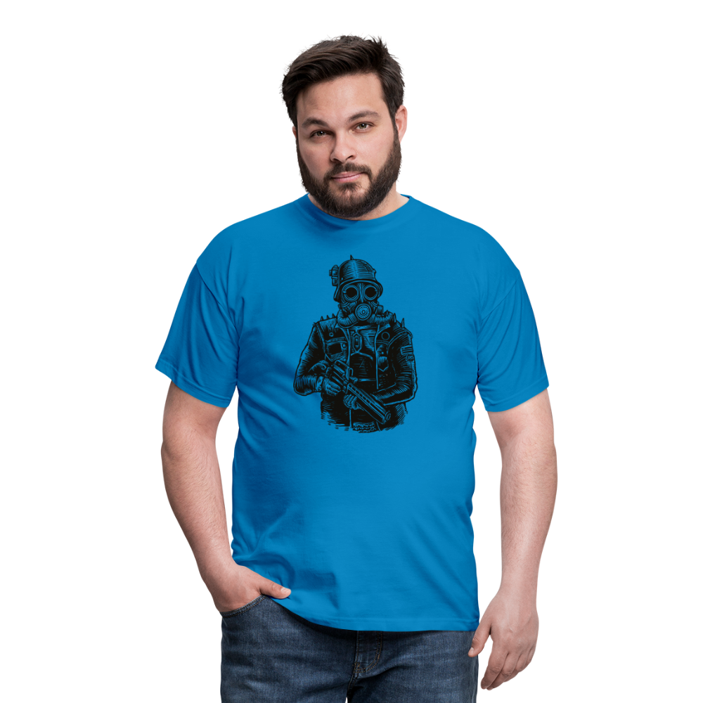 SSW1599 Tshirt Steampunk Soldier - Royalblau