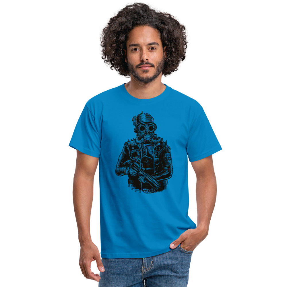 SSW1599 Tshirt Steampunk Soldier - Royalblau
