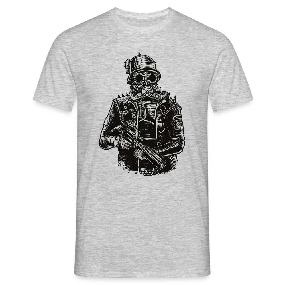 SSW1599 Tshirt Steampunk Soldier - Grau meliert