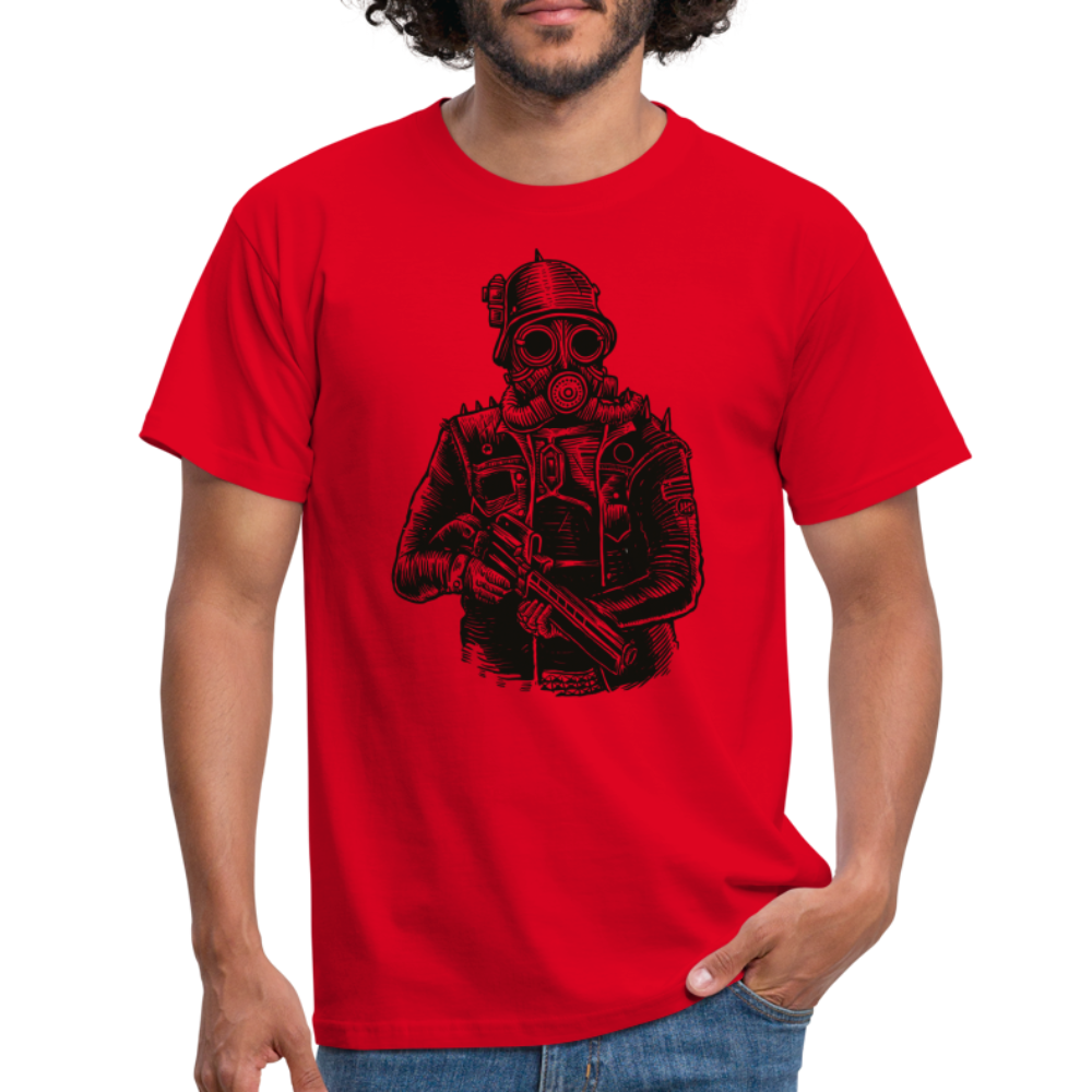 SSW1599 Tshirt Steampunk Soldier - Rot