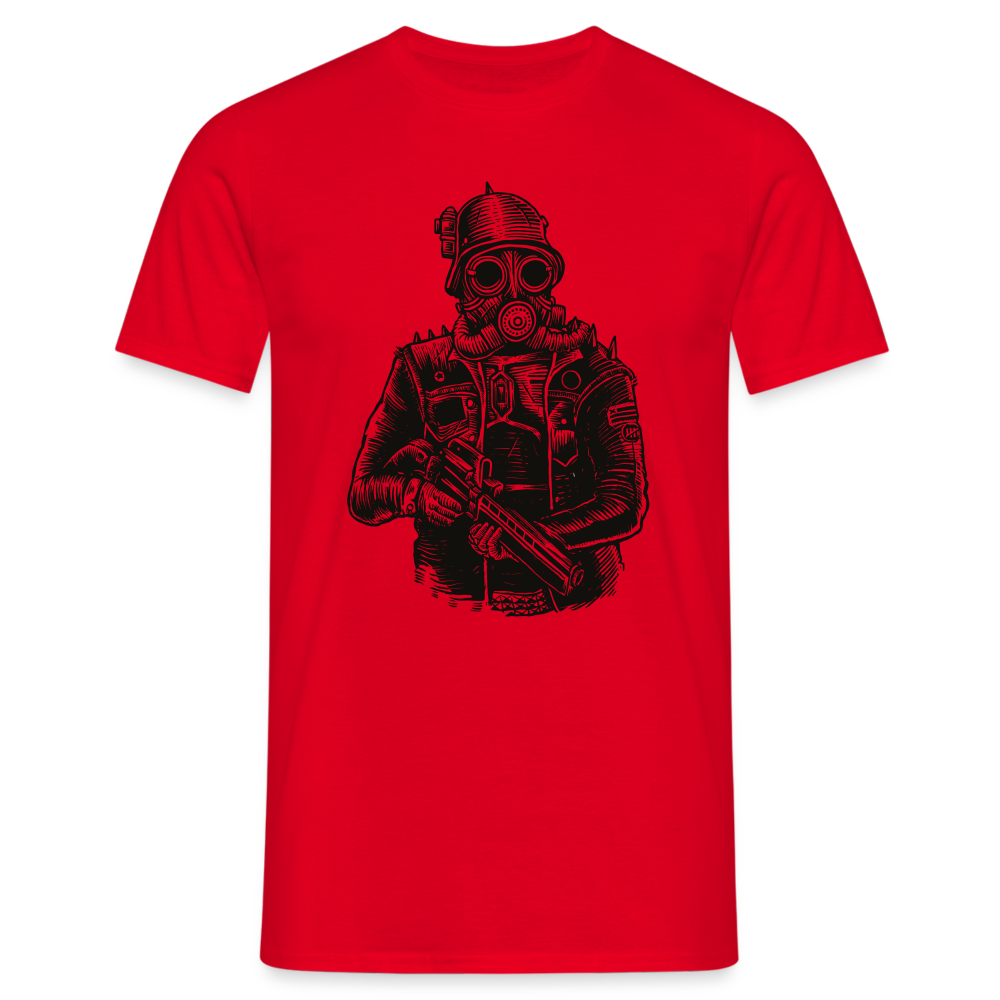 SSW1599 Tshirt Steampunk Soldier - Rot