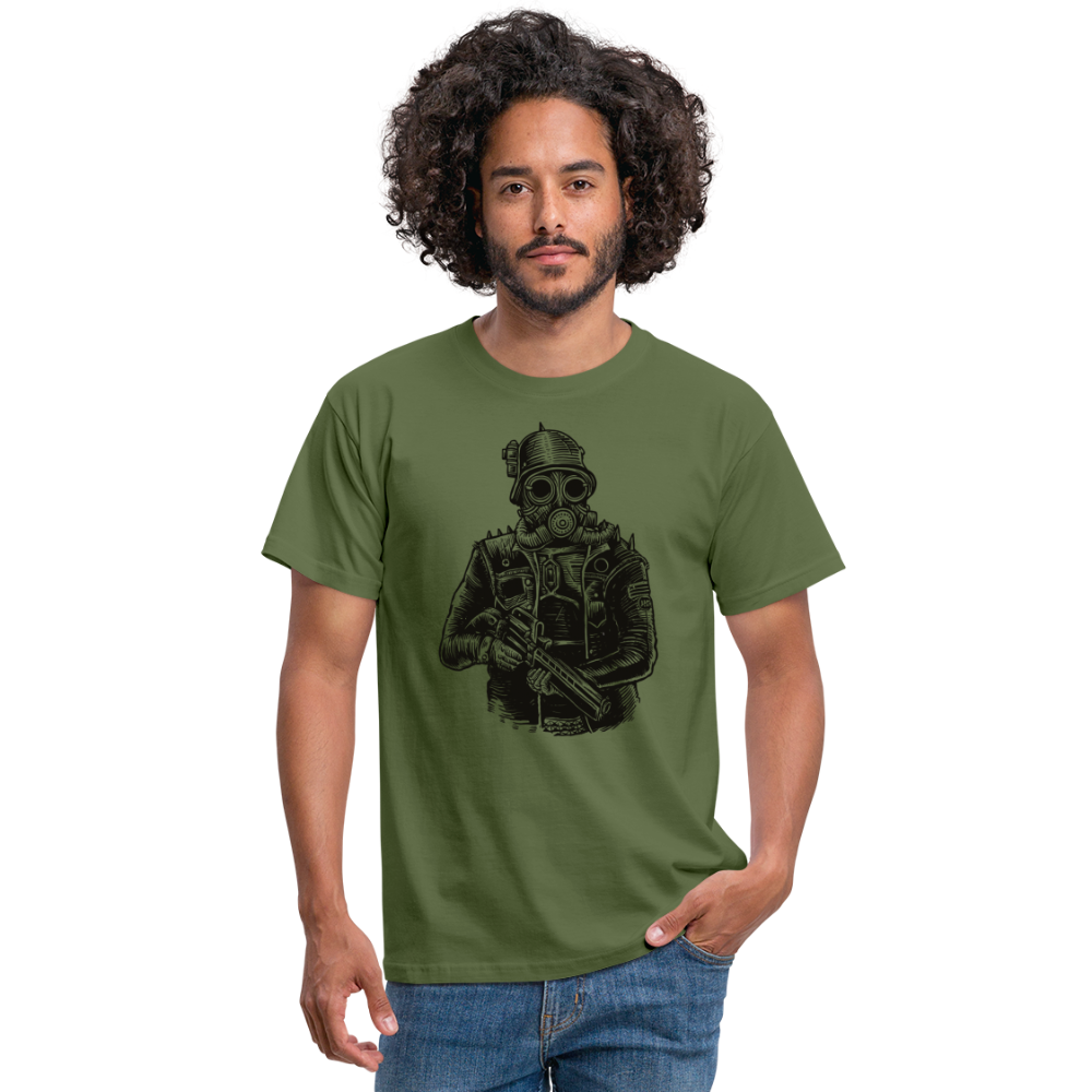 SSW1599 Tshirt Steampunk Soldier - Militärgrün