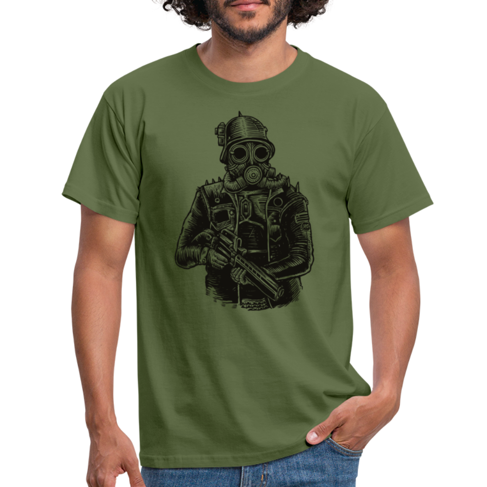 SSW1599 Tshirt Steampunk Soldier - Militärgrün
