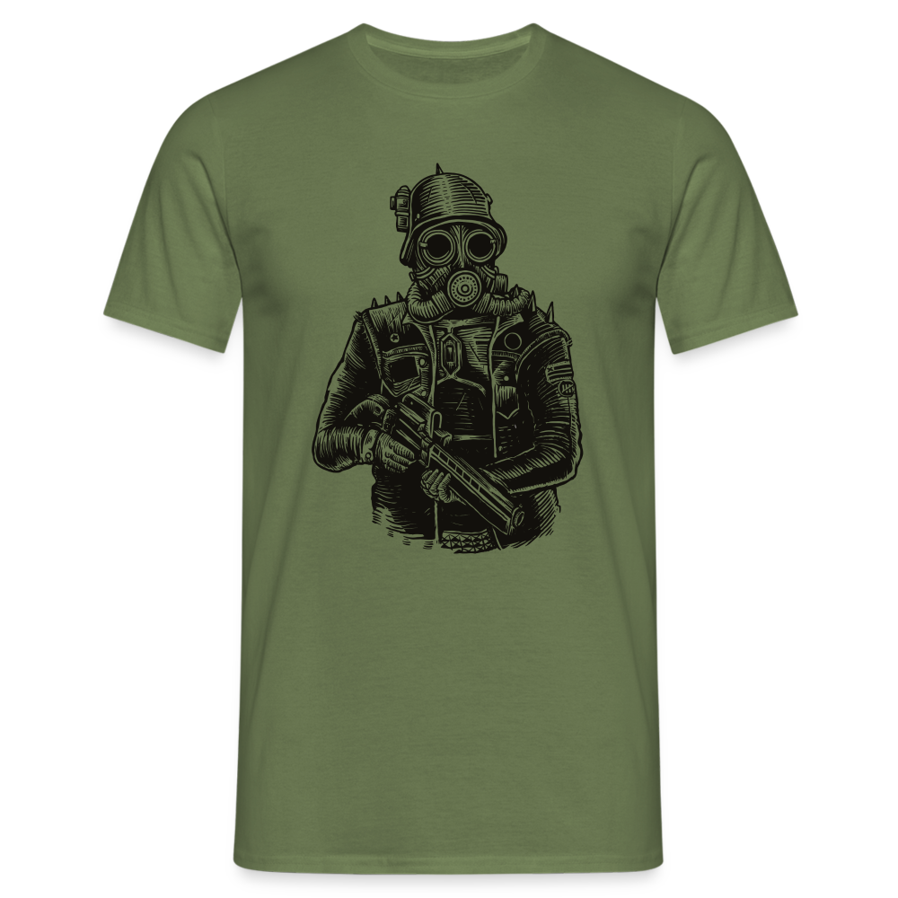 SSW1599 Tshirt Steampunk Soldier - Militärgrün