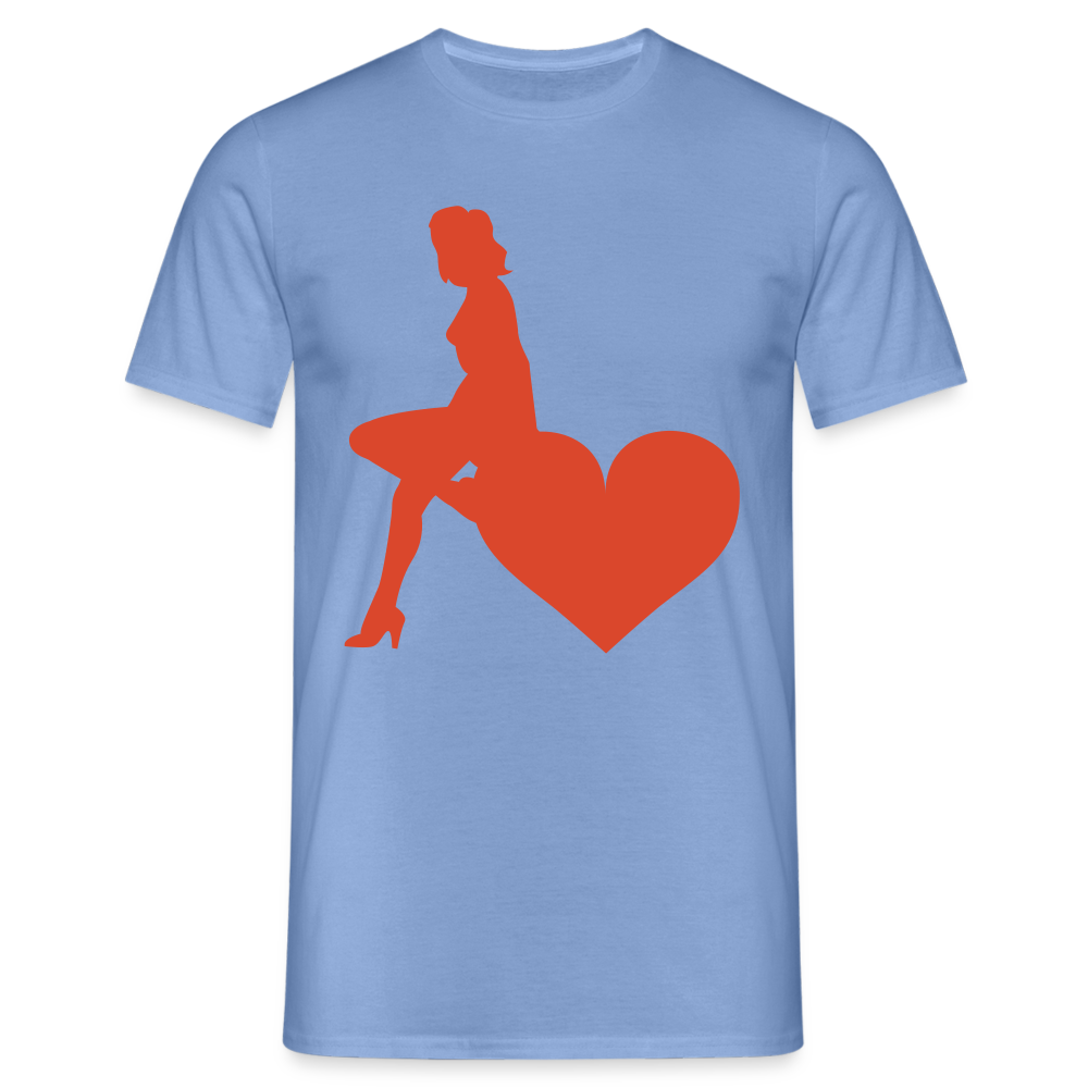 SSW1598 Tshirt Girl Herzen Hamburg - carolina blue